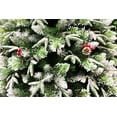 thumbnail image 2 of 6 Foot Super Full Frosted Pine Christmas Tree (6ft Unlit), 2 of 5