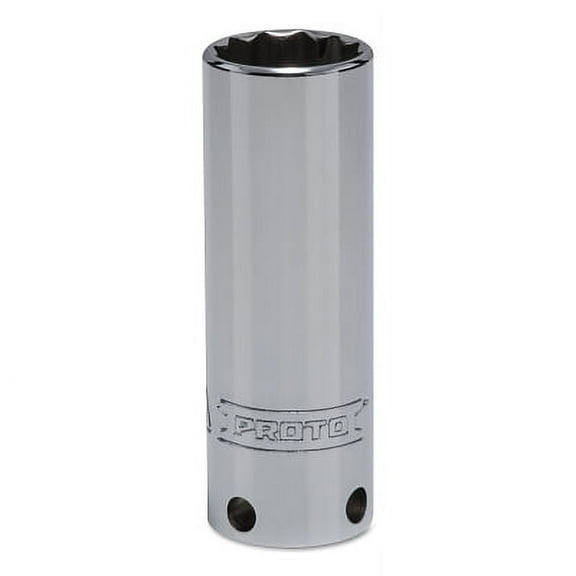Tether-Ready Drive Deep Sockets, 3/8 in Drive, 18 mm, 2 3/4 in L, 12 Points