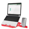thumbnail image 2 of Soporte para computadora portátil, elevador ergonómico ajustable para computadora para escritorio, adecuado para rojo jinwen soporte para laptop plegable, 2 of 8