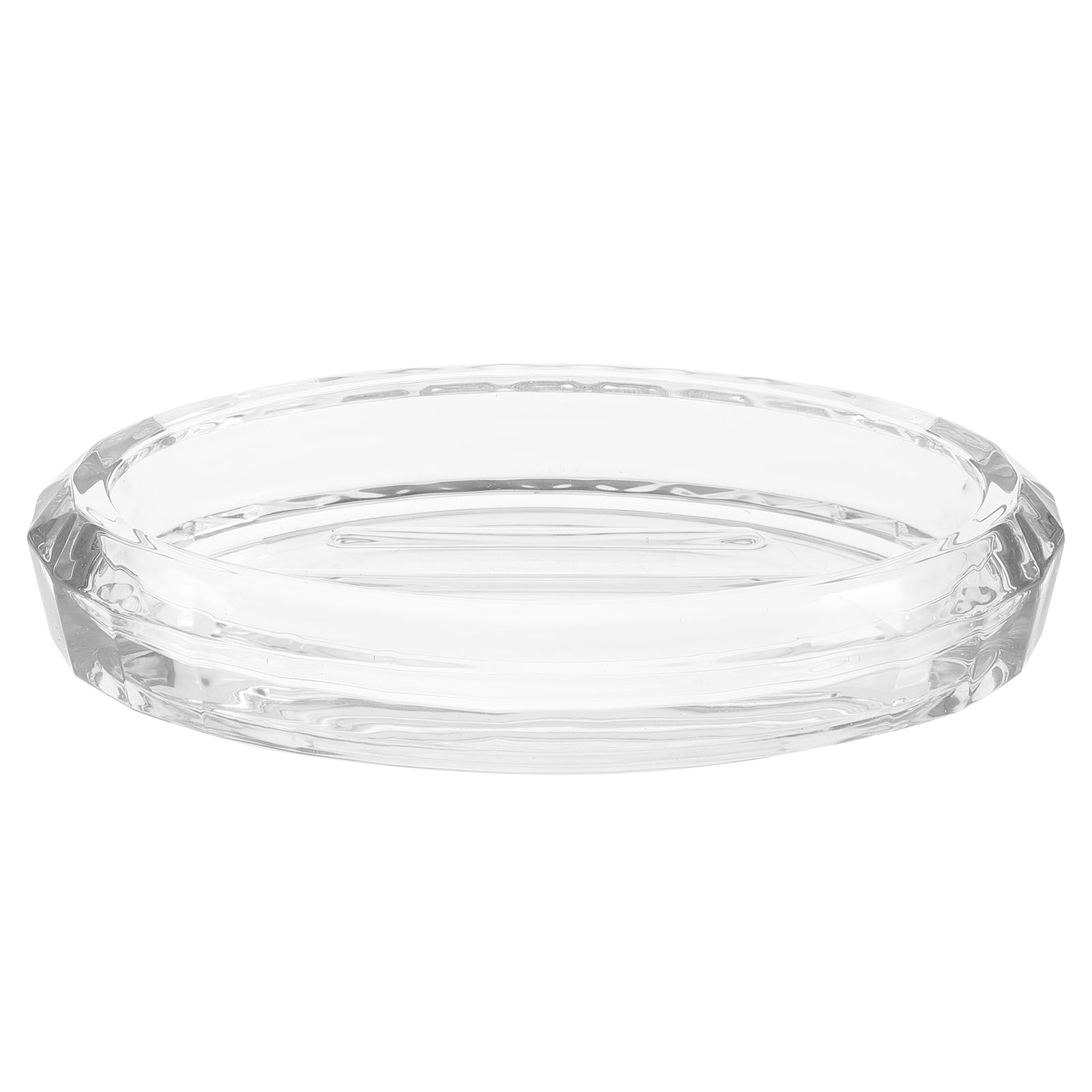 1pcs Practical Creative Oval Soap Dishes Bathroom Glass Soap Holder
