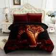 thumbnail image 2 of NC King Size Blanket 2 Ply Thick Warm Plush Bed Blanket for Winter, 10lbs, Tiger, 85"x93", 2 of 6