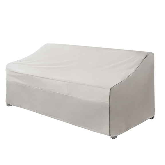 Phantoscope 1-Piece Waterproof Outdoor Patio Sofa Cover, Weather-Resistant Furniture Protector, Light Gray
