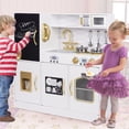 thumbnail image 3 of iYofe Wooden Play Kitchen Set, Cocina De Juguete with Ice Maker, Microwave, Toy Kitchen for Kids Ages 4 8 White, 3 of 11
