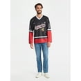 thumbnail image 2 of SpongeBob SquarePants Men's & Big Men's Graphic Hockey Jersey with Long Sleeves, Sizes S-3XL, 2 of 5