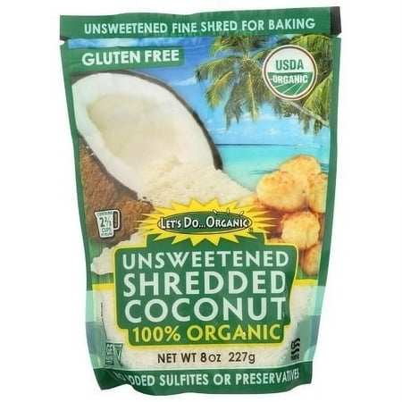 100% ORGANIC UNSWEETENED SHREDDED COCONUT