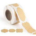 thumbnail image 1 of 300pcs Vintage Kraft Paper Labels, Blank Kraft Paper Stickers, Self Adhesive Kraft Paper Stickers 1 Roll, 1 of 5