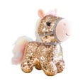 thumbnail image 2 of 2026 New Horse Plush Toys, Stuffed Animals Toys Horse Soft Pillow Toys, Puppy Hugging Sleeping Dollbest Birthday Gifts for Holiday Xmas Easter for Friend and Family (Horse, Rose Gold), 2 of 3