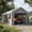 Gray 160G, variant on 10x20 ft PE Carport Sidewall Cover Replacement, Zipper Door Panels with Mesh Windows, Weather-Resistant 160g Canopy Fabric