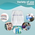 thumbnail image 3 of White Patient Personal Belonging Bags 25 x 26 Inches. Pack of 250 Patient Belongings Bag with Gusseted Bottom. 1.5 Mil PE Drawstring Patient Belonging Bags. Waterproof Patient Property Bags, 3 of 7