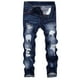 thumbnail image 2 of Pantalones largos de moda para hombre, con lazo elástico, ajustados, de pierna recta pequeña, 2 of 9