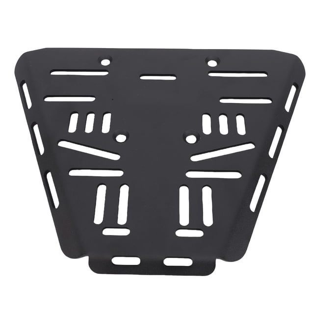 Placa De Montaje De Caja Superior Para Motocicleta, Placa Inferior De Caja Trasera Con Acabado Negro Extraíble, Espacio De Almacenamiento Adicional Para Motocicleta