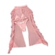 thumbnail image 1 of Traje de baño de malla con cordones de color sólido con estilo para mujer OAVQHLG3B Store  lin121212, 1 of 4