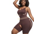 thumbnail image 5 of Dealovy Bodysuits for Women Low Cut Slim Fitted Solid Color Shapewear Spaghetti Strap Sleeveless Basic Jumpsuits, 5 of 5
