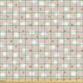 thumbnail image 2 of Ambesonne Cartoon Fabric by the Yard Upholstery, Stars and Clouds Pattern, 1 Yard, Sepia White Blush, 2 of 5