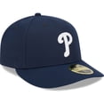 thumbnail image 3 of Men's New Era Navy Philadelphia Phillies Oceanside Low Profile 59FIFTY Fitted Hat, 3 of 5