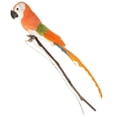 thumbnail image 2 of Decoración para hogar del pájaro del ornamento colgante multicolor del pájaro de artificial Zulema Ornamento artificial del loro, 2 of 8