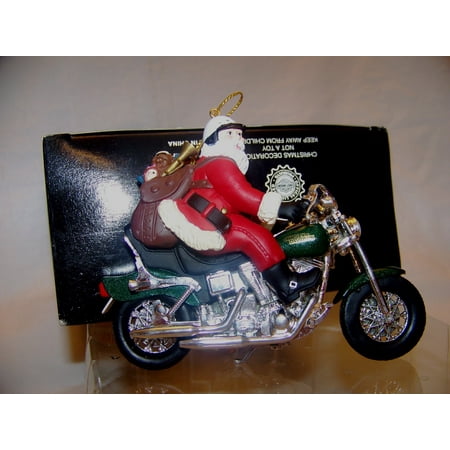 Harley Davidson North Pole Motorcycle Club Santa Ornament | Walmart Canada
