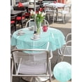 thumbnail image 5 of Outdoor Tablecloths with Umbrella Hole & Zipper, Blue Ombre Round Tablecloth 54 Inch, Farmhouse Stripes Modern Abstract Art Waterproof Table Cloth, Patio/Pool/Picnic Table Covers, 5 of 8