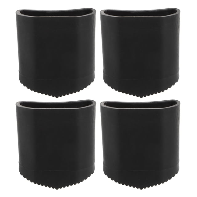 Miangastore 4pcs Ladder Anti Slip Feet Folding Ladder Leg Covers Non Slip Feet Pads Step Ladder Foot Pads Ladder Replacement Foot Covers Accessories Black