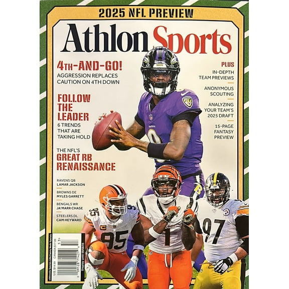 Athlon Sports Pro Football Preview Magazine Issue 53