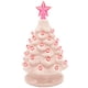 thumbnail image 1 of Árbol de Navidad de mesa Joiedomi 7 pulgadas cerámica rosa, 1 of 7