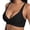 Black, variant on Floral Textured Underwire Bra for Everyday Comfort and Support with Lace Detailing and Versatile All-Season Wear, XL, Dark Blue