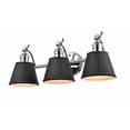 thumbnail image 3 of Layne 3 - Light Chrome Wall Sconce, 3 of 3