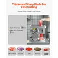 thumbnail image 4 of VEVOR Commercial Electric Meat Grinder Slicer 11 Lbs/Min Sausage Stuffer Maker Kitchen, 4 of 9