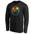 thumbnail image 2 of Men's Black Edmonton Oilers Team Pride Logo Long Sleeve T-Shirt, 2 of 3