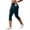 Navy, variant on LIaqionyy Capri Leggings for Women High Waisted Yoga Workout Athletic Running Pants with Pockets Cropped Legging