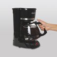 thumbnail image 2 of Proctor Silex 12-Cup Drip Coffee Maker with Glass Carafe, Black, 950 W, Model 43804, 2 of 5
