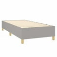 thumbnail image 4 of vidaXL Bed Frame Platform Bed Mattress Foundation Bedroom Furniture Fabric, 4 of 8