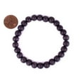 thumbnail image 2 of The Bead Chest Wood Stretch Bracelet, Dark Grey - Stackable Beaded Jewelry, Unisex for Men & Women, 2 of 3