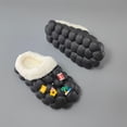 thumbnail image 3 of Pandaie Slippers for Women Men Bubble Slides Fuzzy Cute Slippers Non Slip Massage Soft House Shoes for Indoor Outdoor Use Size 6-10, 3 of 7