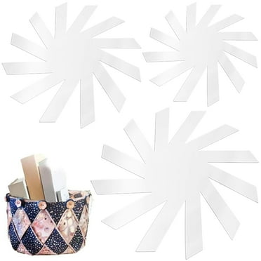 8/12/15in Woven Spiral Basket Quilting Template DIY Woven Spiral Basket Template Cutting Ruler Sewing Machine Ruler Patchwork Tool for Sewing Pattern Art Craft