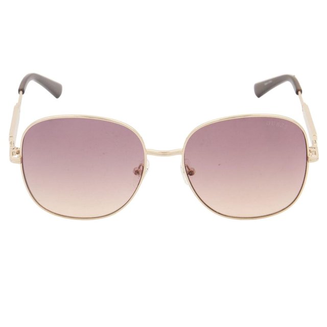 Guess Womens Metal Frame Smoke Gradient Sunglasses