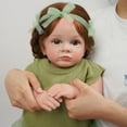 thumbnail image 4 of Miaio 20 inch Soft Body Reborn Baby Doll with for Ages 3+ Year Old Girls, 4 of 8