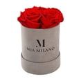 thumbnail image 2 of Mia Milano Roses in a Box I Preserved Roses Box Handmade in The USA I Infinity Flowerbox for Delivery I Preserved Real Roses in Velvet Box 3 Years Shelf Life, 2 of 4