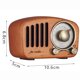 thumbnail image 2 of Altavoz Bluetooth con radio retro - Radio FM en nogal, estilo retro clásico, refuerzo de graves, gran volumen, conexión inalámbrica Bluetooth 5.0, 2 of 6