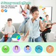 thumbnail image 2 of Mini Altavoz para Máquina de Karaoke, Micrófono Bluetooth Portátil, Juguetes Musicales con Luz LED, Regalo de Cumpleaños de Navidad para Niños, A, 2 of 5