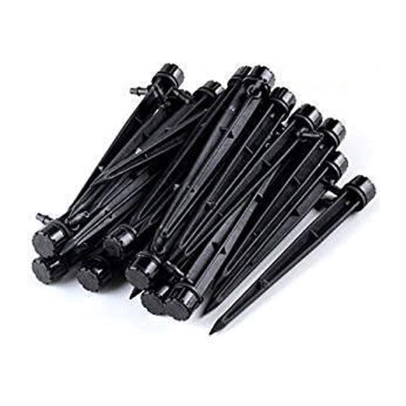 CTKcom Adjustable 360 Degree Water Flow Irrigation Drippers on Stake Emitter Drip System,Pack of 50