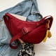 thumbnail image 5 of Bolsa cruzados simples Moda Mujer de bolas de masa hervida portátiles para el trabajo (rojo vino) JShteea Para Estrenar, 5 of 9