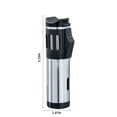thumbnail image 3 of pvdgvd Outdoor Windproof Torch Lighter, Three Jets Flame with Adjustable Flame Control, Refillable & Safe for Camping, Hiking & Daily Use, 3 of 8