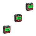 thumbnail image 1 of kurtrusly Digital Level Box Protractor LCD 490° Levels Gauge Bevel Gauges High Precision Backlight Universal Angle Protractors Red/Type 2 3Set, 1 of 6