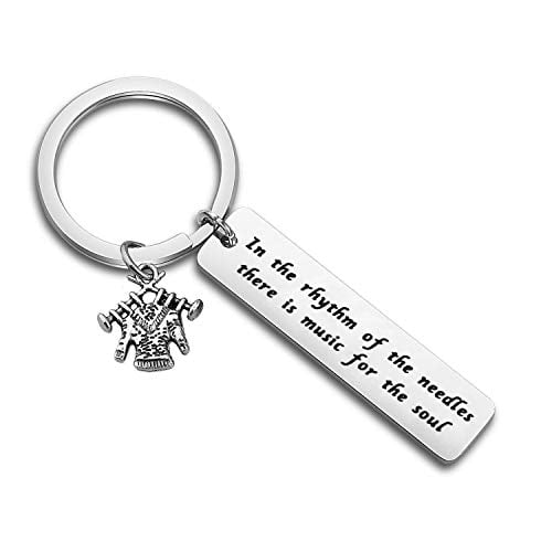 Crocheter Gift Knitting Lovers Gifts Keychains for Knitters Gifts (Keychain)