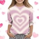 thumbnail image 1 of Blusas y camisas de cuello redondo y manga corta con estampado para niños, blusa de cuello redondo y manga tres cuartos, blusa de poliéster para niños de talla mediana, 1 of 5