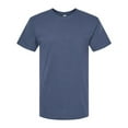 thumbnail image 5 of M&O Gold Soft Touch T-Shirt 4800, T-Shirt for Men, Men's Short Sleeve, Unisex Fit, Indigo Blue, M, 5 of 5