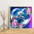 thumbnail image 3 of Cuadros Decorativos Bordado completo DIY Kits de punto de cruz Impreso Dolphin 11CT Costura Decoración para el hogar Ndcxsfigh Nuevos Originales, 3 of 8