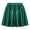 w93# Dark Green429, variant on Wuxian Girls Dance Skirt Shiny Sparkling Ruffled Elastic Waistband Flared Pleated Mini Skirts Performance Streetwear,Black,18-24 Months