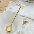 thumbnail image 3 of ACDANC 4PCS Dessert Spoon Long Handle Food Grade Stainless Steel Cute Cookie Bowknot Design Coffee Stirring Spoon, 3 of 7